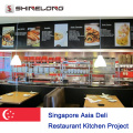 Singapur Asia Deli Restaurant Küchenprojekt